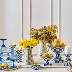 Bar Entertaining|Serveware|MacKenzie-Childs Royal Check Pinch Bowl