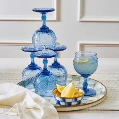 Bar Entertaining|Serveware|MacKenzie-Childs Royal Check Pinch Bowl