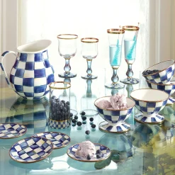Bar Entertaining|Serveware|MacKenzie-Childs Royal Check Pitcher