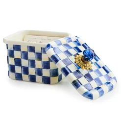 Kitchen Storage & Organization|MacKenzie-Childs Royal Check Recipe Box