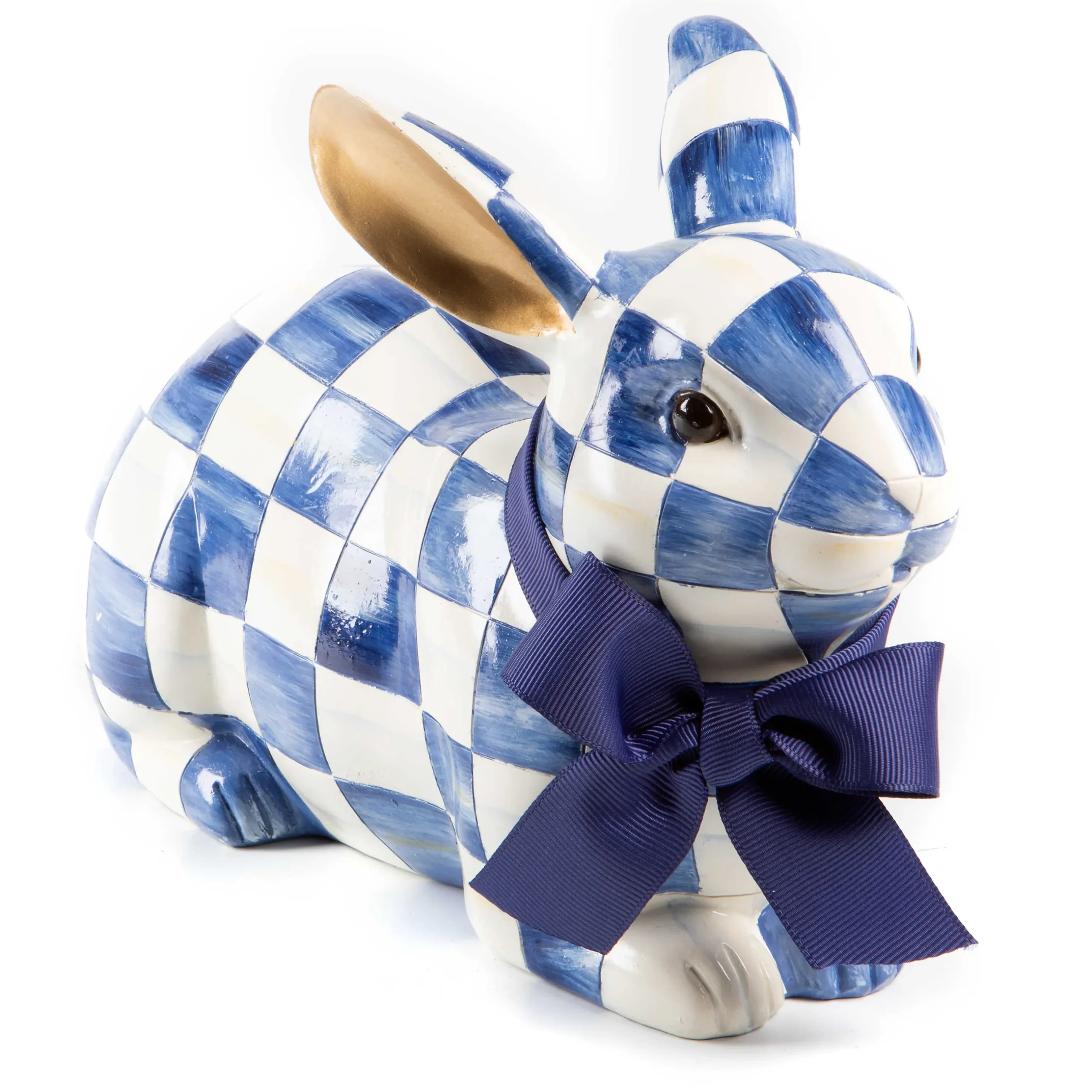Easter|Spring|MacKenzie-Childs Royal Check Resting Bunny
