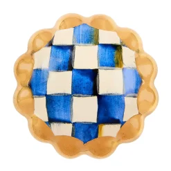 Finishing Touches|Room Accents|MacKenzie-Childs Royal Check Round Knob