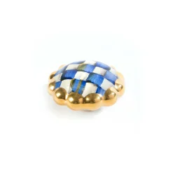 Finishing Touches|Room Accents|MacKenzie-Childs Royal Check Round Knob
