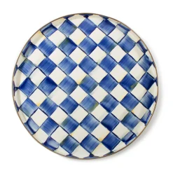 The Coffee Shop|Bar Entertaining|MacKenzie-Childs Royal Check Round Tray