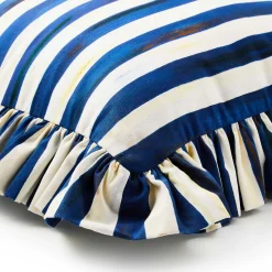 Pillows, Throws, & Cushions|MacKenzie-Childs Royal Check Ruffle Throw Pillow