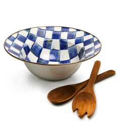 Serveware|Kitchen Utensils & Tools|MacKenzie-Childs Royal Check Salad Serving Set