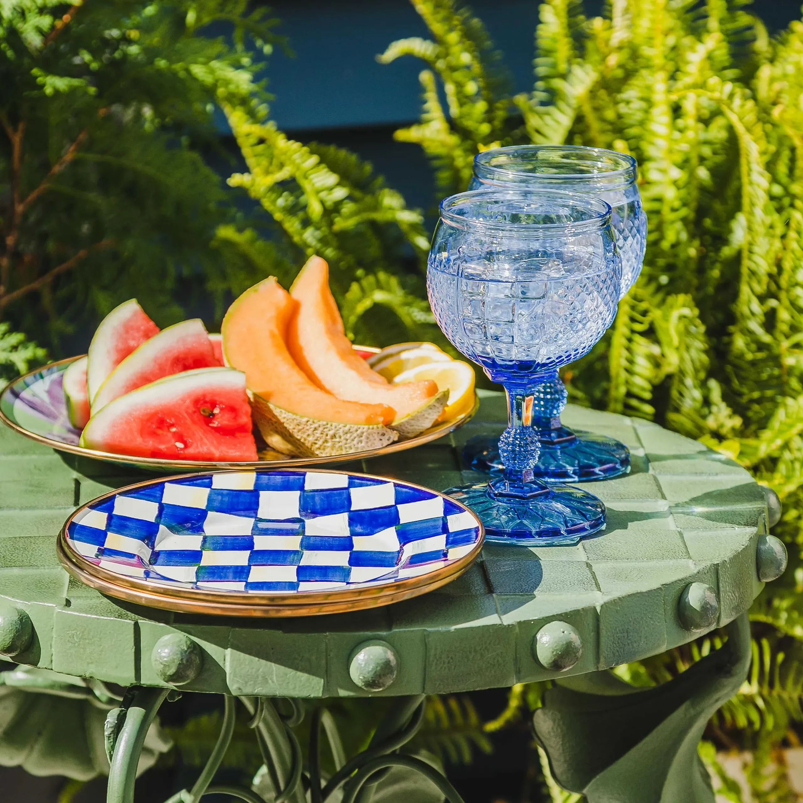 Dinnerware & Flatware|MacKenzie-Childs Royal Check Salad/Dessert Plate