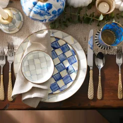Dinnerware & Flatware|MacKenzie-Childs Royal Check Salad/Dessert Plate