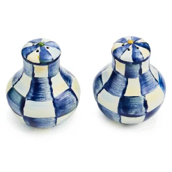 Table Accessories|Serveware|MacKenzie-Childs Royal Check Salt  Pepper Shakers