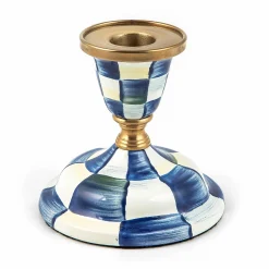 Candles & Fragrances|MacKenzie-Childs Royal Check Short Candlestick