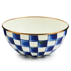 Serveware|MacKenzie-Childs Royal Check Small Everyday Bowl