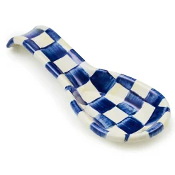 Kitchen Utensils & Tools|MacKenzie-Childs Royal Check Spoon Rest
