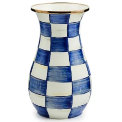 Spring|Room Accents|MacKenzie-Childs Royal Check Tall Vase
