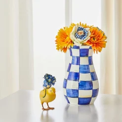 Spring|Greenery & Florals|MacKenzie-Childs Royal Check Tall Vase  Bouquet Set