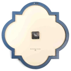 Room Accents|MacKenzie-Childs Royal Check Tile Wall Clock