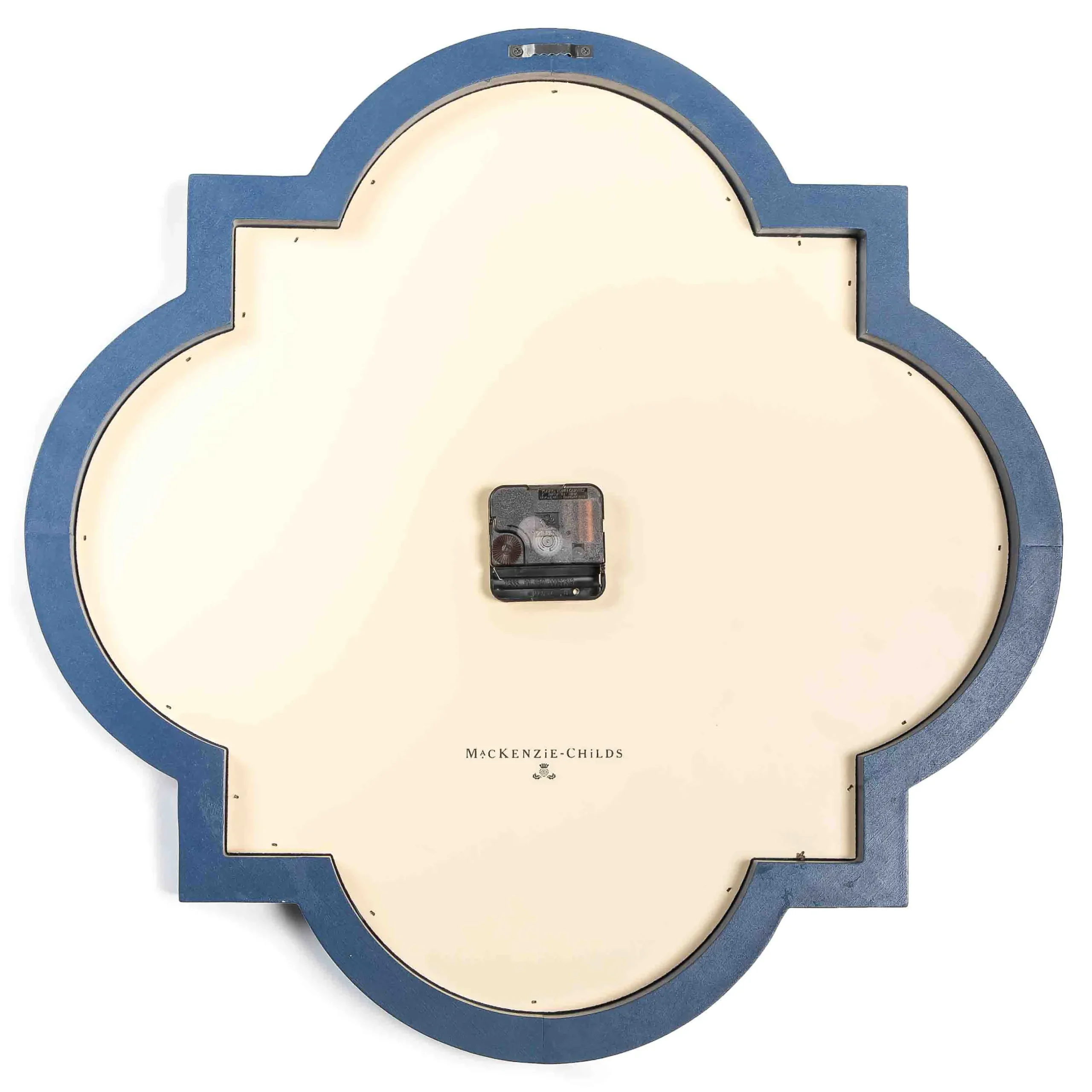 Room Accents|MacKenzie-Childs Royal Check Tile Wall Clock
