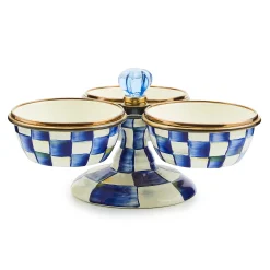 Bar Entertaining|Serveware|MacKenzie-Childs Royal Check Triplicity