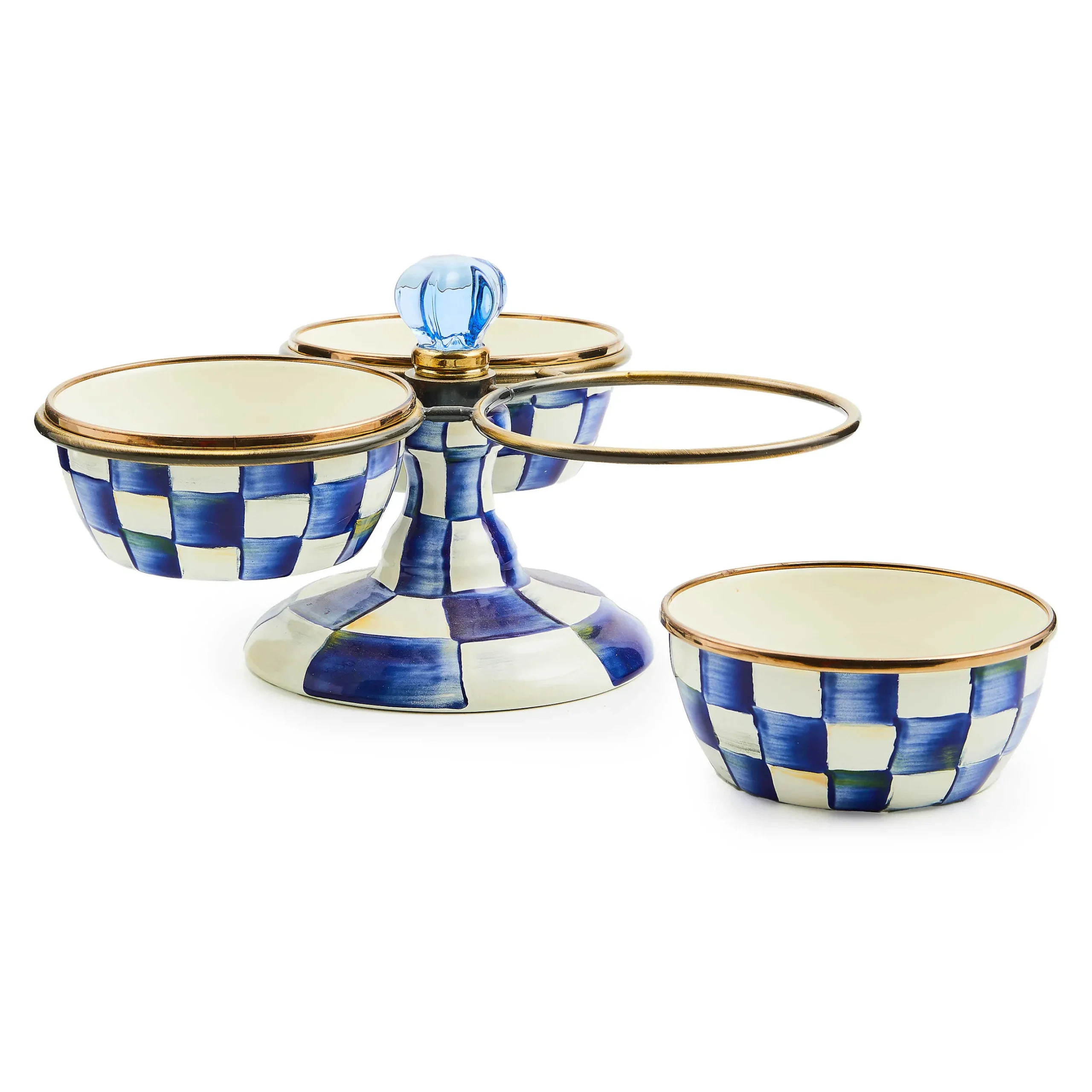 Bar Entertaining|Serveware|MacKenzie-Childs Royal Check Triplicity