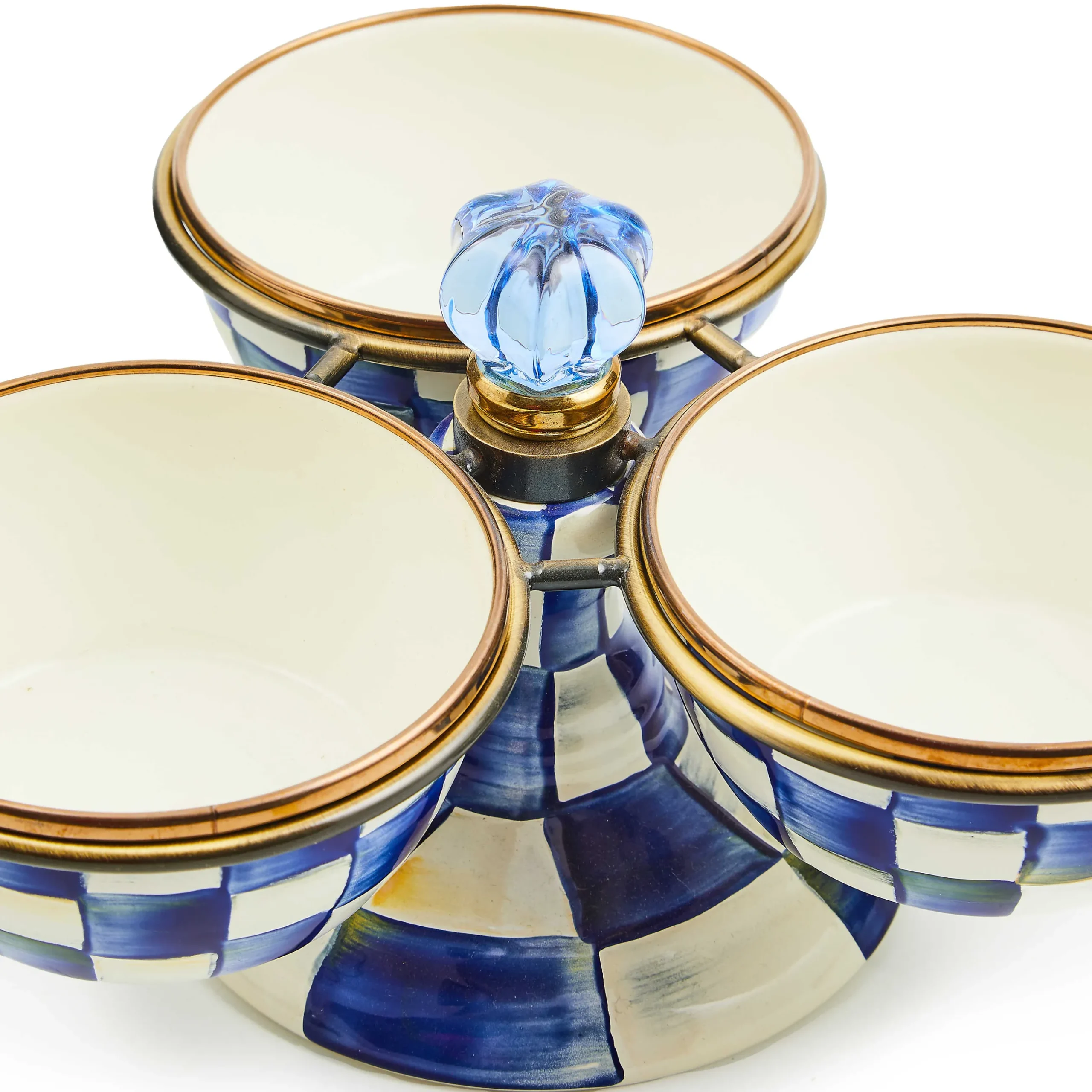 Bar Entertaining|Serveware|MacKenzie-Childs Royal Check Triplicity