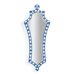 Room Accents|MacKenzie-Childs Royal Check Wall Mirror