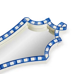 Room Accents|MacKenzie-Childs Royal Check Wall Mirror