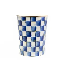 Bath & Bath Accessories|Room Accents|MacKenzie-Childs Royal Check Waste Bin