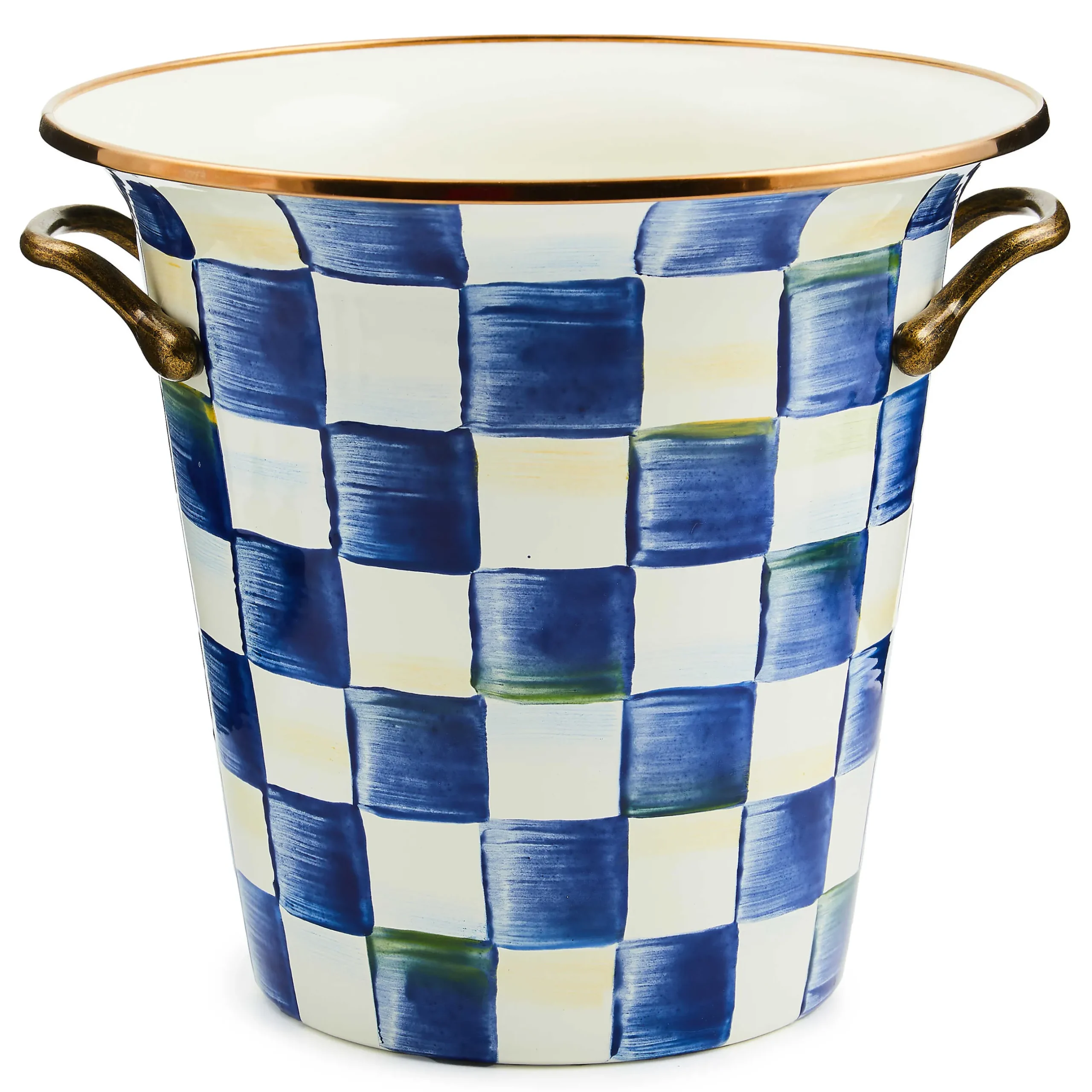 Drinkware|Bar Entertaining|MacKenzie-Childs Royal Check Wine Cooler