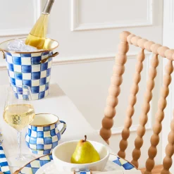 Drinkware|Bar Entertaining|MacKenzie-Childs Royal Check Wine Cooler