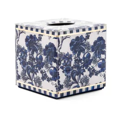 Spring|Bath & Bath Accessories|MacKenzie-Childs Royal English Garden Boutique Tissue Box Cover