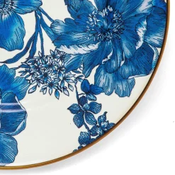 Spring|Dinnerware & Flatware|MacKenzie-Childs Royal English Garden Enamel Salad/Dessert Plate