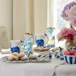 Easter|Spring|MacKenzie-Childs Royal English Garden Highball Glass, Set of 2