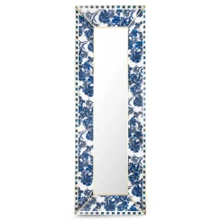 Room Accents|MacKenzie-Childs Royal English Garden Large Wall Mirror