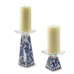 Spring|Candles & Fragrances|MacKenzie-Childs Royal English Garden Short Candle Holder