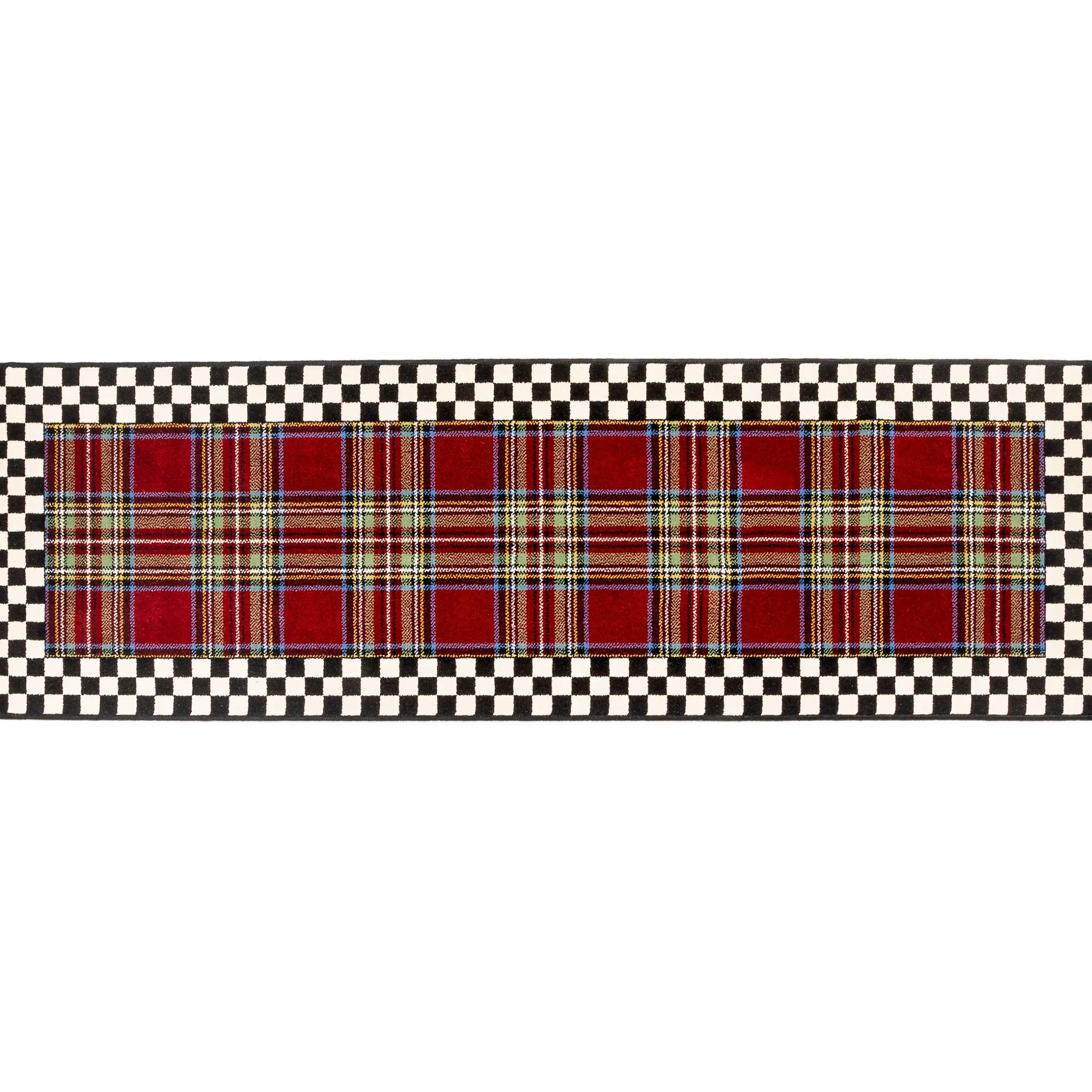 Holiday|Rugs|MacKenzie-Childs Royal Stewart Tartan Rug - 2'6 x 8' Runner