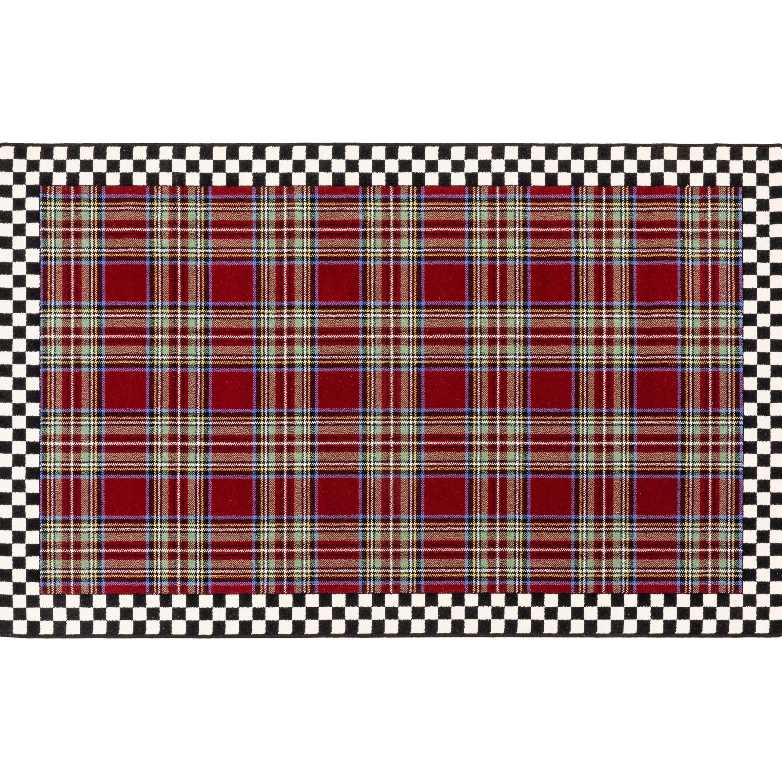 Holiday|Rugs|MacKenzie-Childs Royal Stewart Tartan Rug - 5'1 x 8'2