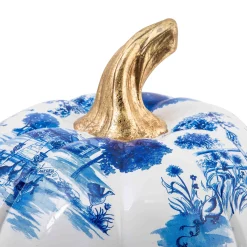 Pumpkins|The Halloween Shop|MacKenzie-Childs Royal Toile Large Pumpkin