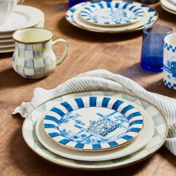 Serveware|Dinnerware & Flatware|MacKenzie-Childs Royal Toile Small Plates, Set of 4