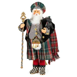 Holiday|Room Accents|MacKenzie-Childs Scottish Santa
