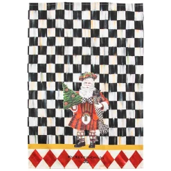 Holiday|Kitchen & Table Linens|MacKenzie-Childs Scottish Santa Dish Towel