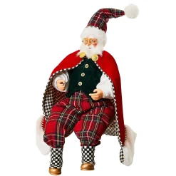 Holiday|Room Accents|MacKenzie-Childs Scottish Sitting Santa