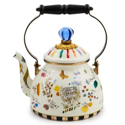 Fall Entertaining|Tea Kettles|MacKenzie-Childs Sketchbook 2 Quart Tea Kettle