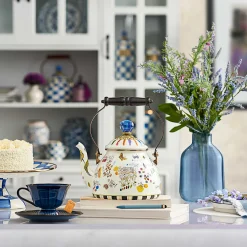 Fall Entertaining|Tea Kettles|MacKenzie-Childs Sketchbook 2 Quart Tea Kettle