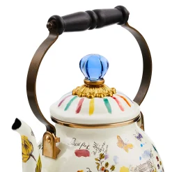 Fall Entertaining|Tea Kettles|MacKenzie-Childs Sketchbook 2 Quart Tea Kettle