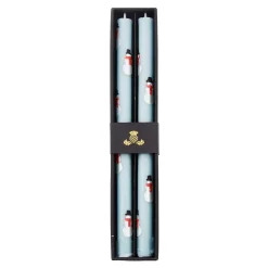 Holiday|Candles & Fragrances|MacKenzie-Childs Snowman Dinner Candles, Set of 2