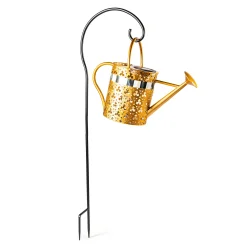 Spring|Outdoor|MacKenzie-Childs Solar Watering Can Garden Stake