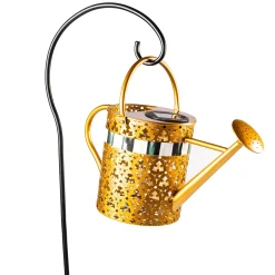 Spring|Outdoor|MacKenzie-Childs Solar Watering Can Garden Stake