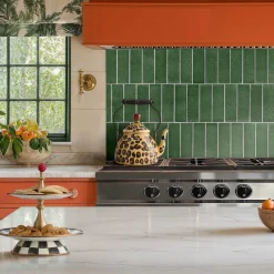 Fall Entertaining|Tea Kettles|MacKenzie-Childs Spot On 2 Quart Tea Kettle