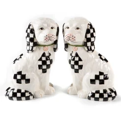 Spring|Room Accents|MacKenzie-Childs Staffordshire Dog Figures - Set of 2