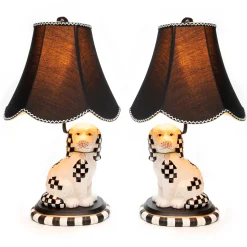 Lighting|MacKenzie-Childs Staffordshire Dog Lamps, Set of 2