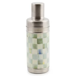 Fall Entertaining|Bar Entertaining|MacKenzie-Childs Sterling Check 3260 Cocktail Shaker